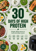 30 Days of High Protein air fryer meal plan (digital PDF)